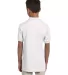 437Y Jerzees Youth 50/50 Jersey Polo with SpotShie WHITE back view
