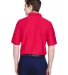 8413 UltraClub® Adult Cool & Dry Elite Tonal Stri RED back view
