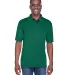 8425 UltraClub® Men's Cool & Dry Sport Performanc FOREST GREEN front view