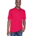 8425 UltraClub® Men's Cool & Dry Sport Performanc RED front view