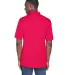 8425 UltraClub® Men's Cool & Dry Sport Performanc RED back view