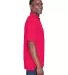8425 UltraClub® Men's Cool & Dry Sport Performanc RED side view