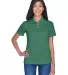 8445L UltraClub Ladies' Cool & Dry Stain-Release P FOREST GREEN front view