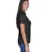 8445L UltraClub Ladies' Cool & Dry Stain-Release P BLACK side view