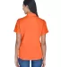 8445L UltraClub Ladies' Cool & Dry Stain-Release P ORANGE back view