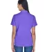 8445L UltraClub Ladies' Cool & Dry Stain-Release P PURPLE back view