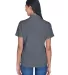 8445L UltraClub Ladies' Cool & Dry Stain-Release P CHARCOAL back view