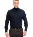 8516 UltraClub® Adult Egyptian Interlock Cotton L NAVY front view