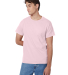 5250 Hanes Authentic Tagless T-shirt in Pale pink front view