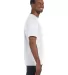 5250 Hanes Authentic Tagless T-shirt in White side view