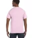 5250 Hanes Authentic Tagless T-shirt in Pale pink back view