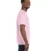 5250 Hanes Authentic Tagless T-shirt in Pale pink side view