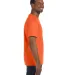 5250 Hanes Authentic Tagless T-shirt in Athletic orange side view