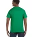 5250 Hanes Authentic Tagless T-shirt in Kelly green back view