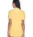 8530 UltraClub® Ladies' Classic Pique Cotton Polo YELLOW back view