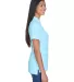8530 UltraClub® Ladies' Classic Pique Cotton Polo BABY BLUE side view
