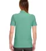 8530 UltraClub® Ladies' Classic Pique Cotton Polo LEAF back view