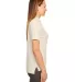 8530 UltraClub® Ladies' Classic Pique Cotton Polo STONE side view