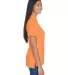 8530 UltraClub® Ladies' Classic Pique Cotton Polo TANGERINE side view