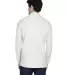 8532 UltraClub® Adult Long-Sleeve Classic Pique C WHITE back view