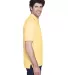 8535 UltraClub® Men's Classic Pique Cotton Polo YELLOW side view