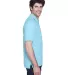 8535 UltraClub® Men's Classic Pique Cotton Polo BABY BLUE side view