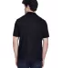 8535 UltraClub® Men's Classic Pique Cotton Polo BLACK back view