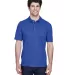 8535 UltraClub® Men's Classic Pique Cotton Polo ROYAL front view