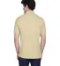 8535 UltraClub® Men's Classic Pique Cotton Polo PUTTY back view