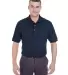 8535T UltraClub® Adult Tall Classic Pique Cotton  NAVY front view