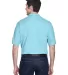 8540 UltraClub® Men's Whisper Pique Blend Polo   BABY BLUE back view