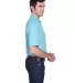 8540 UltraClub® Men's Whisper Pique Blend Polo   BABY BLUE side view