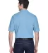 8540 UltraClub® Men's Whisper Pique Blend Polo   CORNFLOWER back view