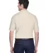 8540 UltraClub® Men's Whisper Pique Blend Polo   STONE back view