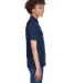 8541 UltraClub® Ladies' Whisper Pique Blend Polo NAVY side view