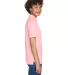 8541 UltraClub® Ladies' Whisper Pique Blend Polo PINK side view