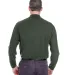 8542 UltraClub® Adult Long-Sleeve Whisper Pique B FOREST GREEN back view