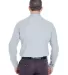 8542 UltraClub® Adult Long-Sleeve Whisper Pique B HEATHER GREY back view