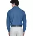 8960 UltraClub® Men's Cypress Denim Button up Shi INDIGO back view