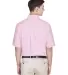 8972 UltraClub® Men's Classic Wrinkle-Free Blend  PINK back view