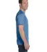 5180 Hanes® Beefy®-T in Carolina blue side view