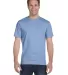 5180 Hanes® Beefy®-T in Light blue front view
