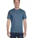 5180 Hanes® Beefy®-T in Denim blue front view