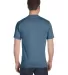 5180 Hanes® Beefy®-T in Denim blue back view