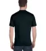 5180 Hanes® Beefy®-T in Black back view