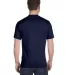 5180 Hanes® Beefy®-T in Navy back view