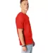 5180 Hanes® Beefy®-T in Poppy red side view