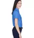 8973 UltraClub® Ladies' Classic Wrinkle-Free Blen FRENCH BLUE side view