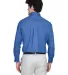 8975 UltraClub® Men's Whisper Twill Blend Woven S FRENCH BLUE back view