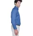 8975 UltraClub® Men's Whisper Twill Blend Woven S FRENCH BLUE side view